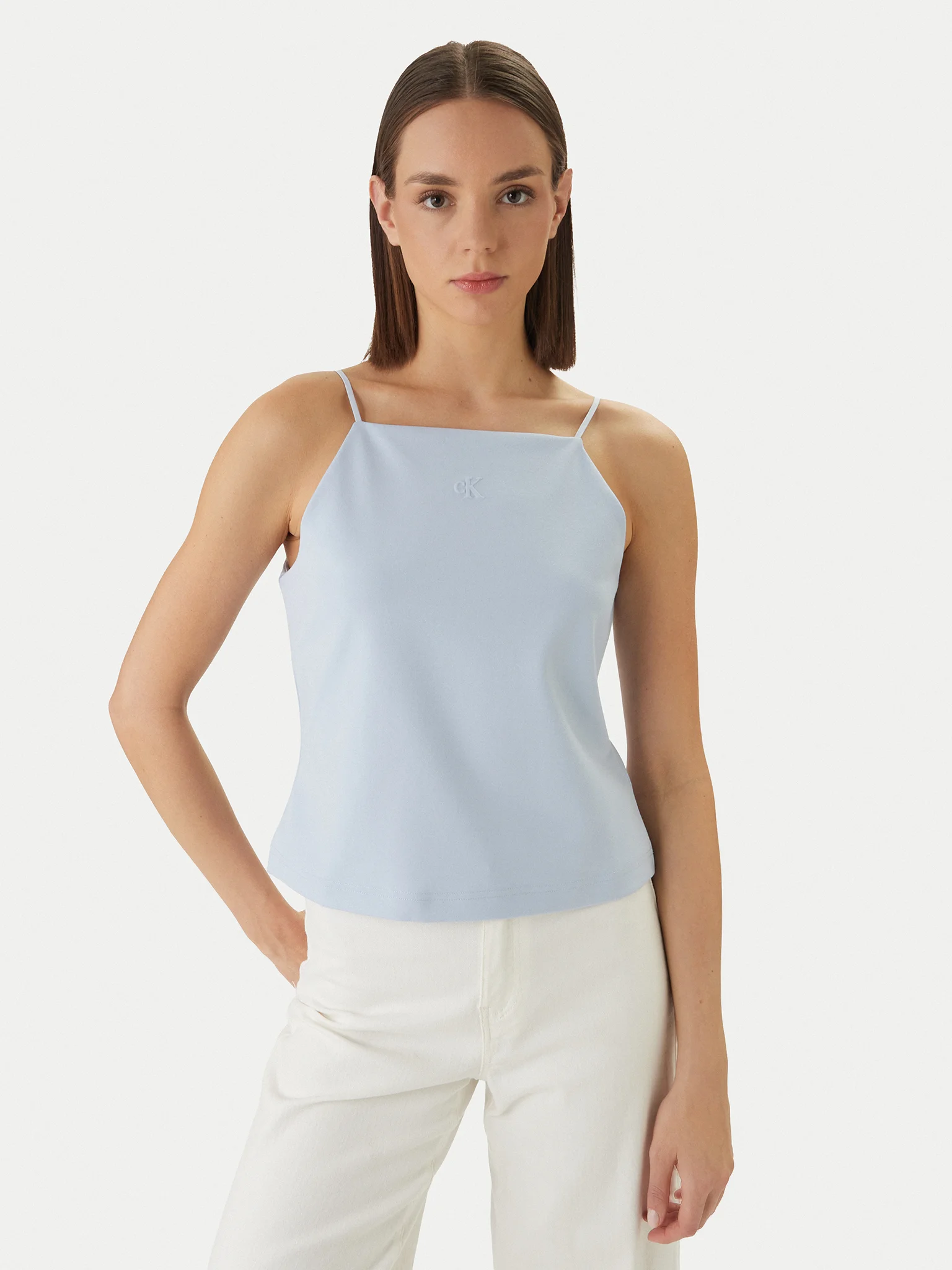 Top de Alças PONTE Azul Claro - Calvin Klein 1