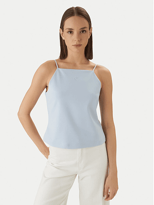 Top de Alças PONTE Azul Claro - Calvin Klein