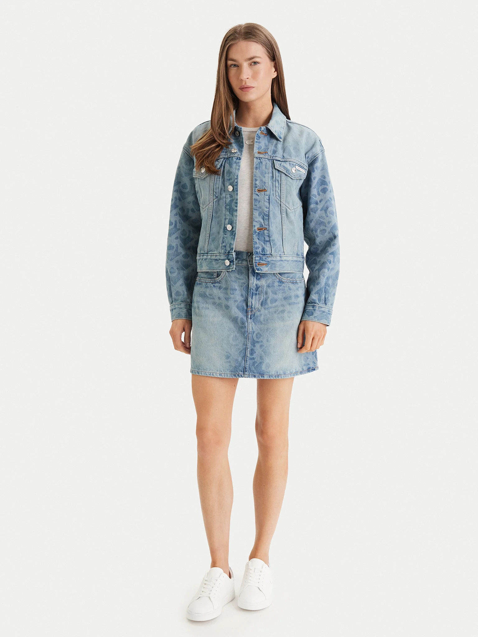 Saia Curta com Logo em Ganga - Calvin Klein  2