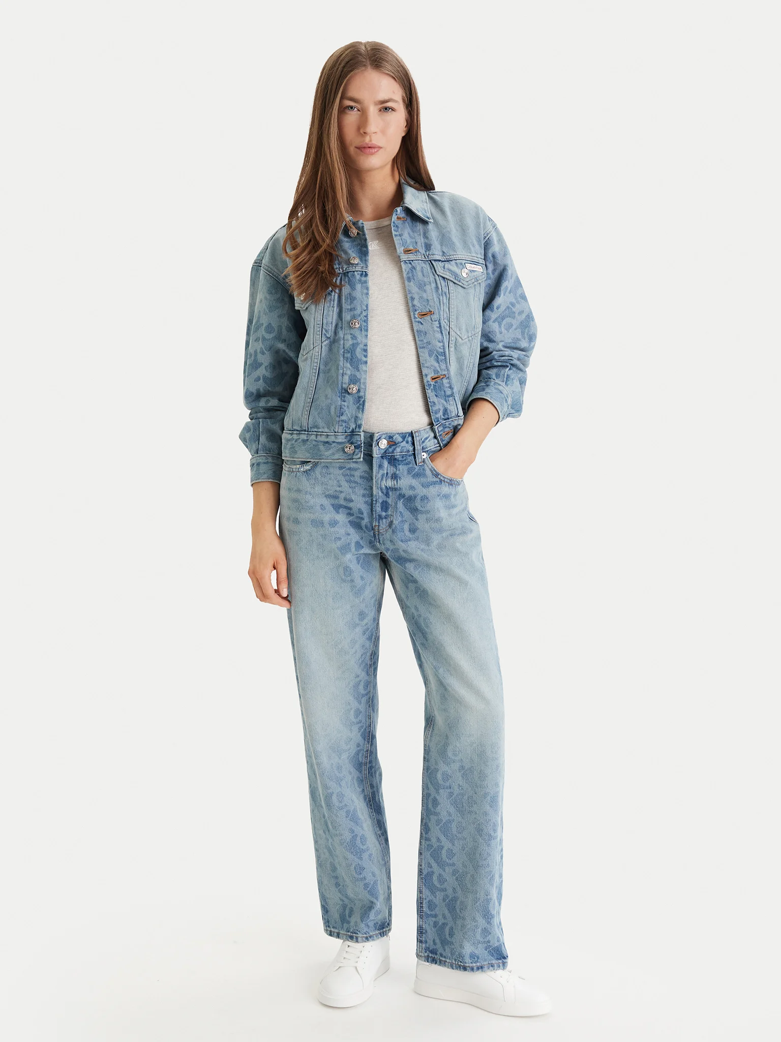 Calças com Logo em Ganga - Calvin Klein 3