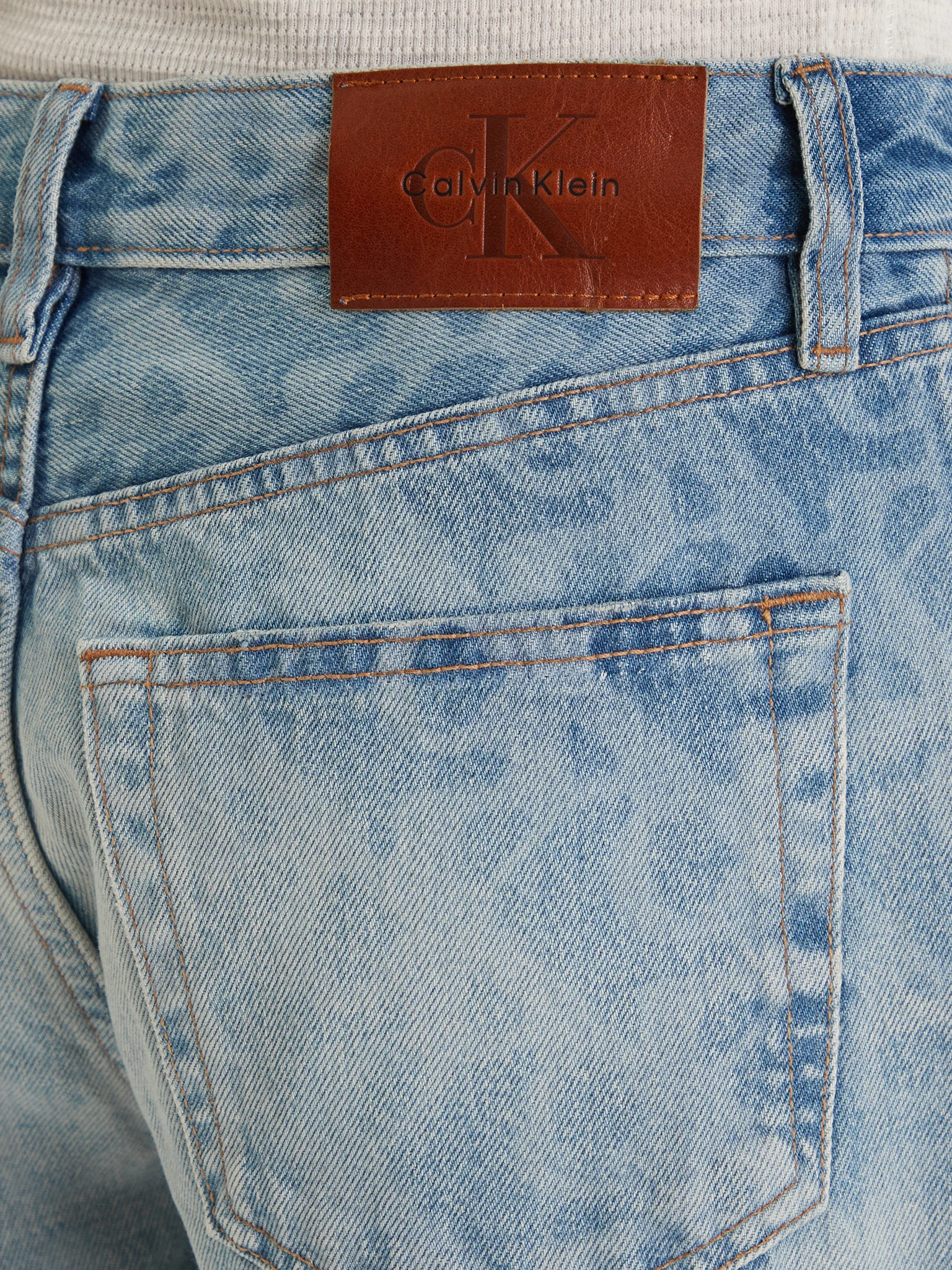 Calças com Logo em Ganga - Calvin Klein 5