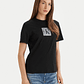 T-shirt CK Preto - Calvin Klein - Thumbnail 1