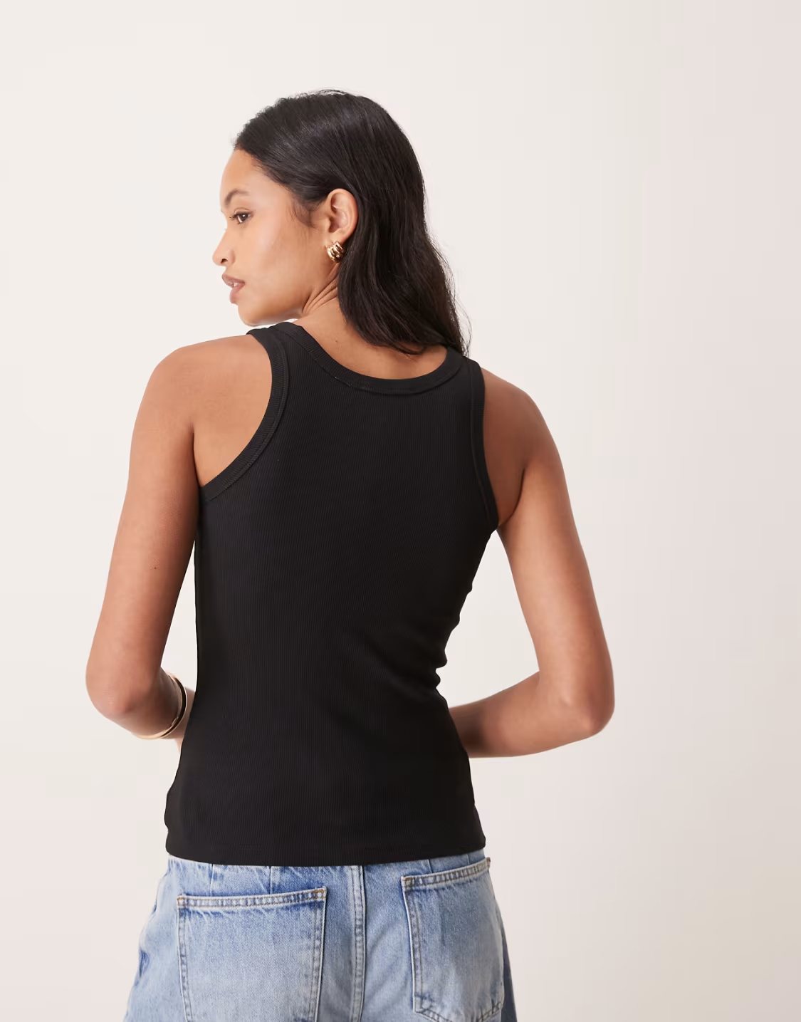 Top de Cavas Canelado New York Preto - Calvin Klein 2