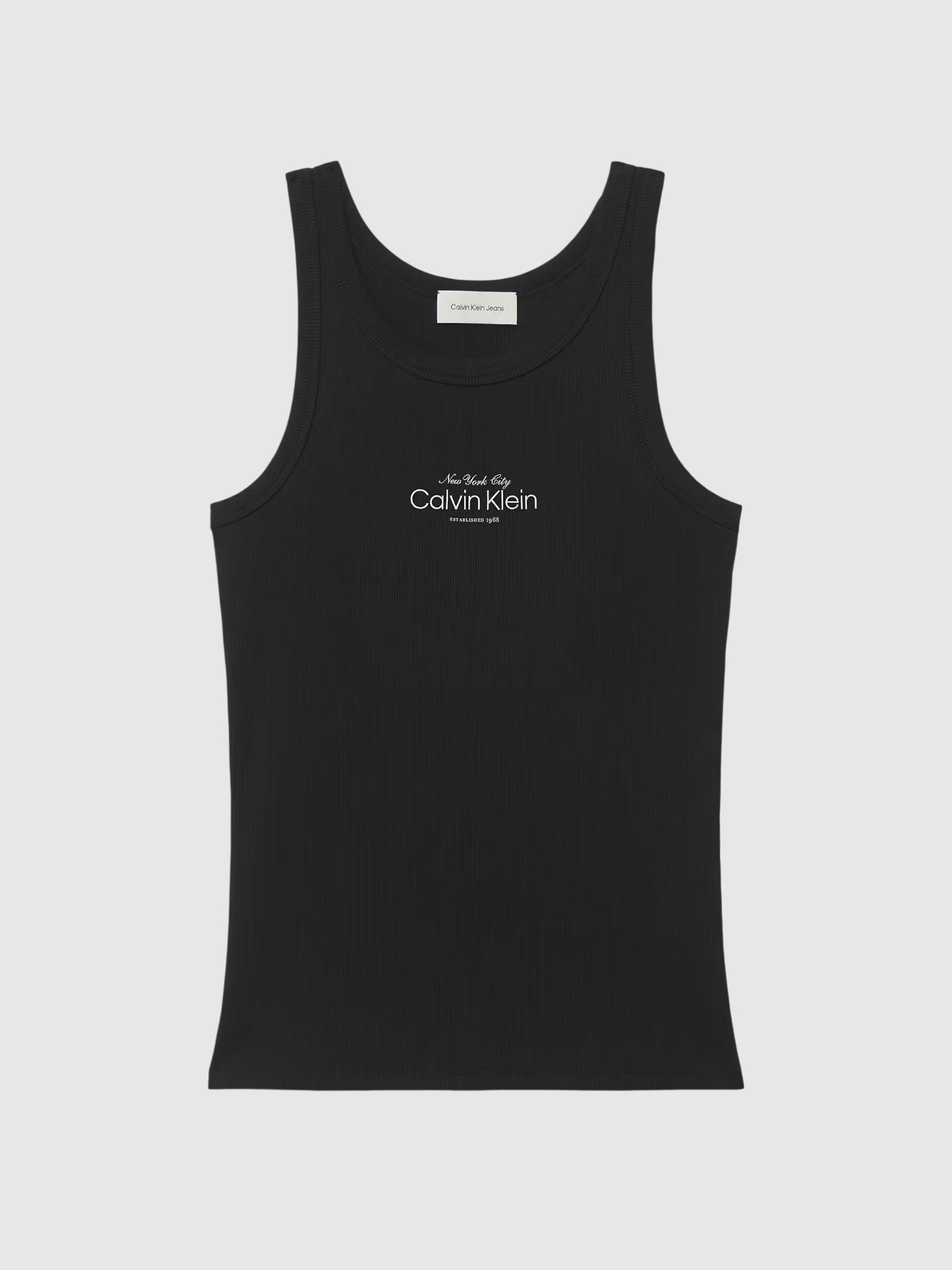 Top de Cavas Canelado New York Preto - Calvin Klein 4