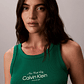 Top de Cavas Canelado New York Verde - Calvin Klein - Thumbnail 4