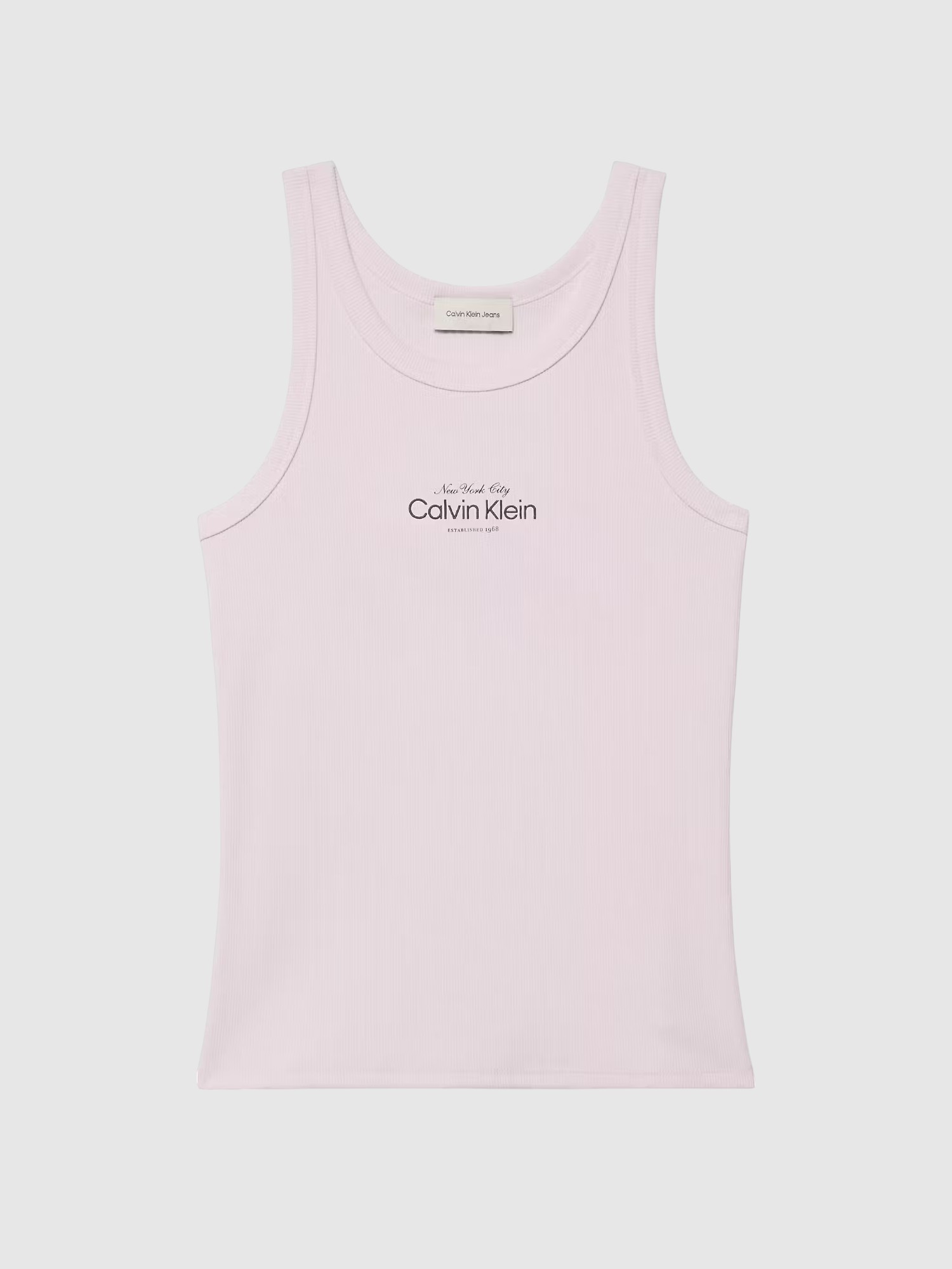Top de Cavas Canelado New York Rosa - Calvin Klein 6