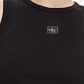 Top de Cavas Canelado Badge Preto - Calvin Klein  - Thumbnail 5
