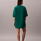 Vestido T-shirt Overside Verde - Calvin Klein - thumbnail 3
