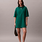 Vestido T-shirt Overside Verde - Calvin Klein - thumbnail 4