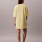 Vestido T-shirt Overside Amarelo Pastel - Calvin Klein - thumbnail 2