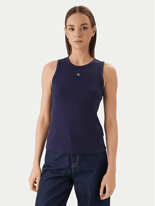 Top de Cavas WAFFLE Azul Escuro - Calvin Klein 