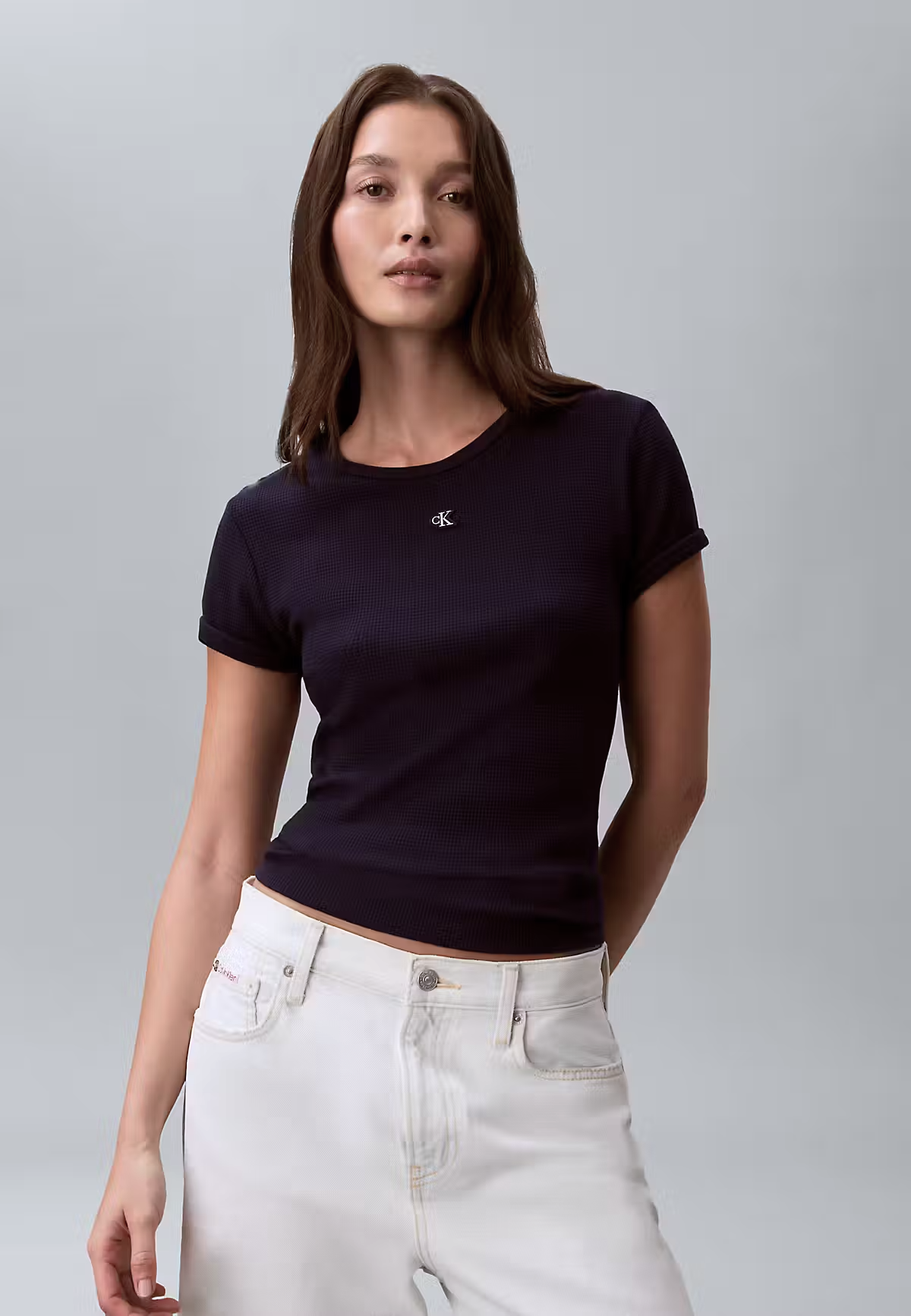 T-shirt WAFFLE Azul Escuro - Calvin Klein 1