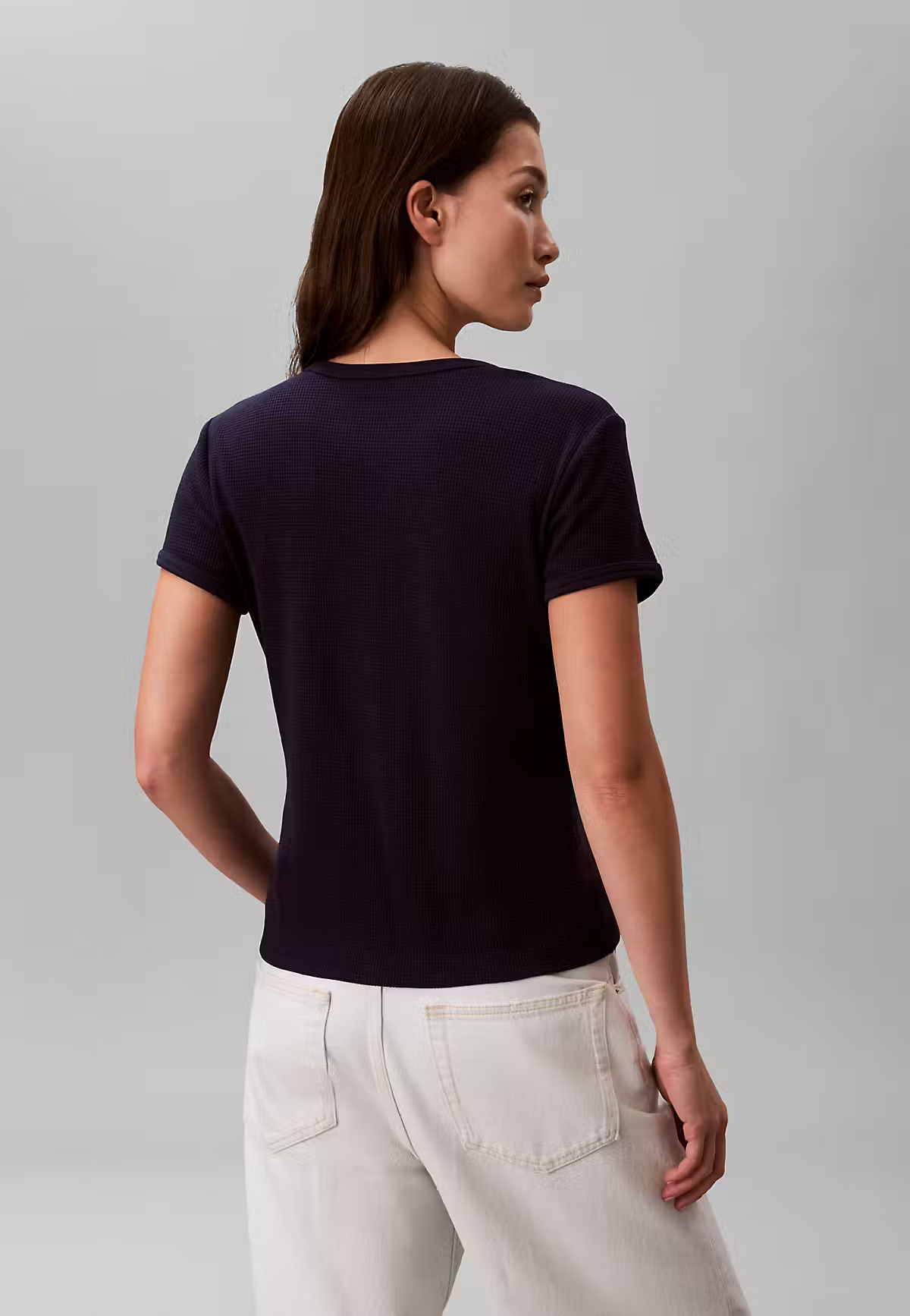 T-shirt WAFFLE Azul Escuro - Calvin Klein 3