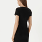 Vestido Justo Manga Curta Preto - Calvin Klein - Thumbnail 3