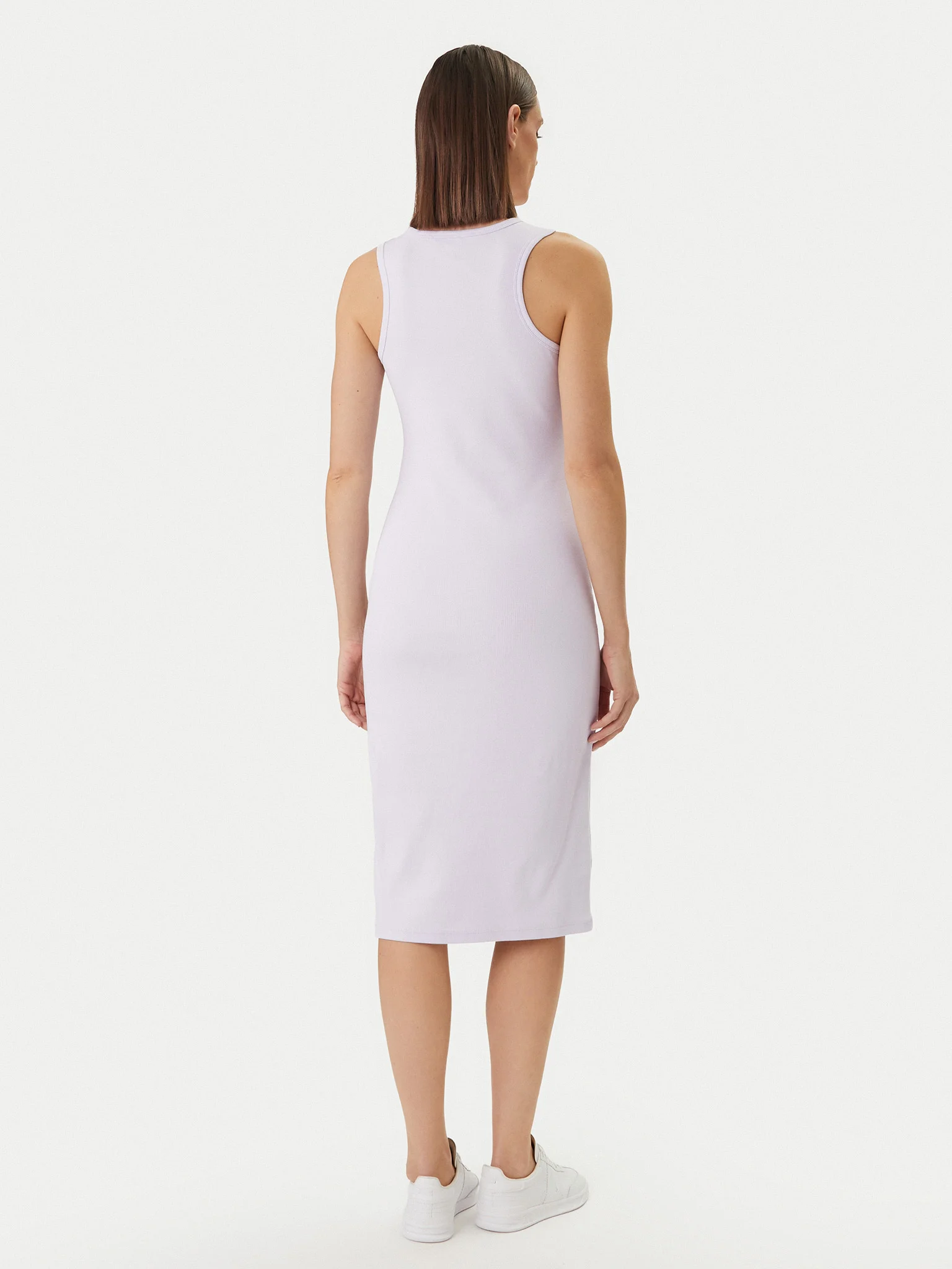 Vestido Midi Canelado Lilás - Calvin Klein 2