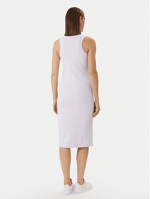 Vestido Midi Canelado Lilás - Calvin Klein
