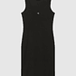 Vestido de Cavas Canelado Preto - Calvin Klein  - thumbnail 6