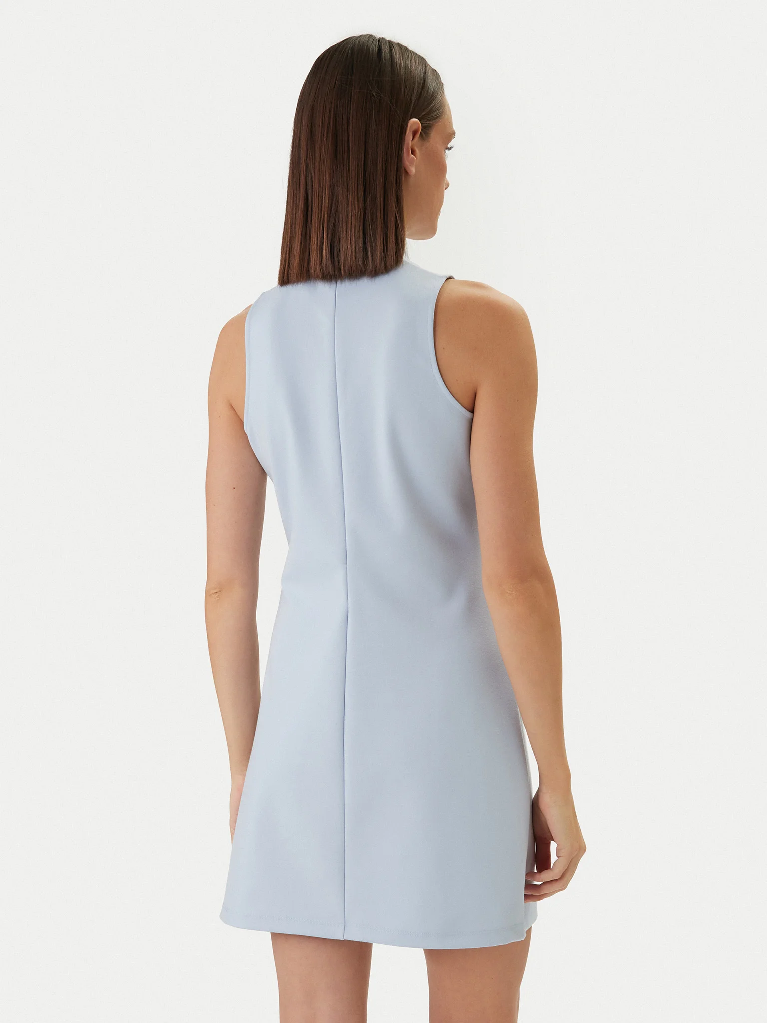 Vestido Curto de Cavas Azul Claro - Calvin Klein 2