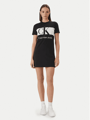Vestido T-shirt Preto - Calvin Klein