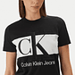 Vestido T-shirt Preto - Calvin Klein - vignette 4