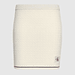 Saia Curta Malha Entrançada Branco - Calvin Klein - Thumbnail 4