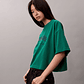 T-shirt Oversize e Curta Verde - Calvin Klein - thumbnail 5