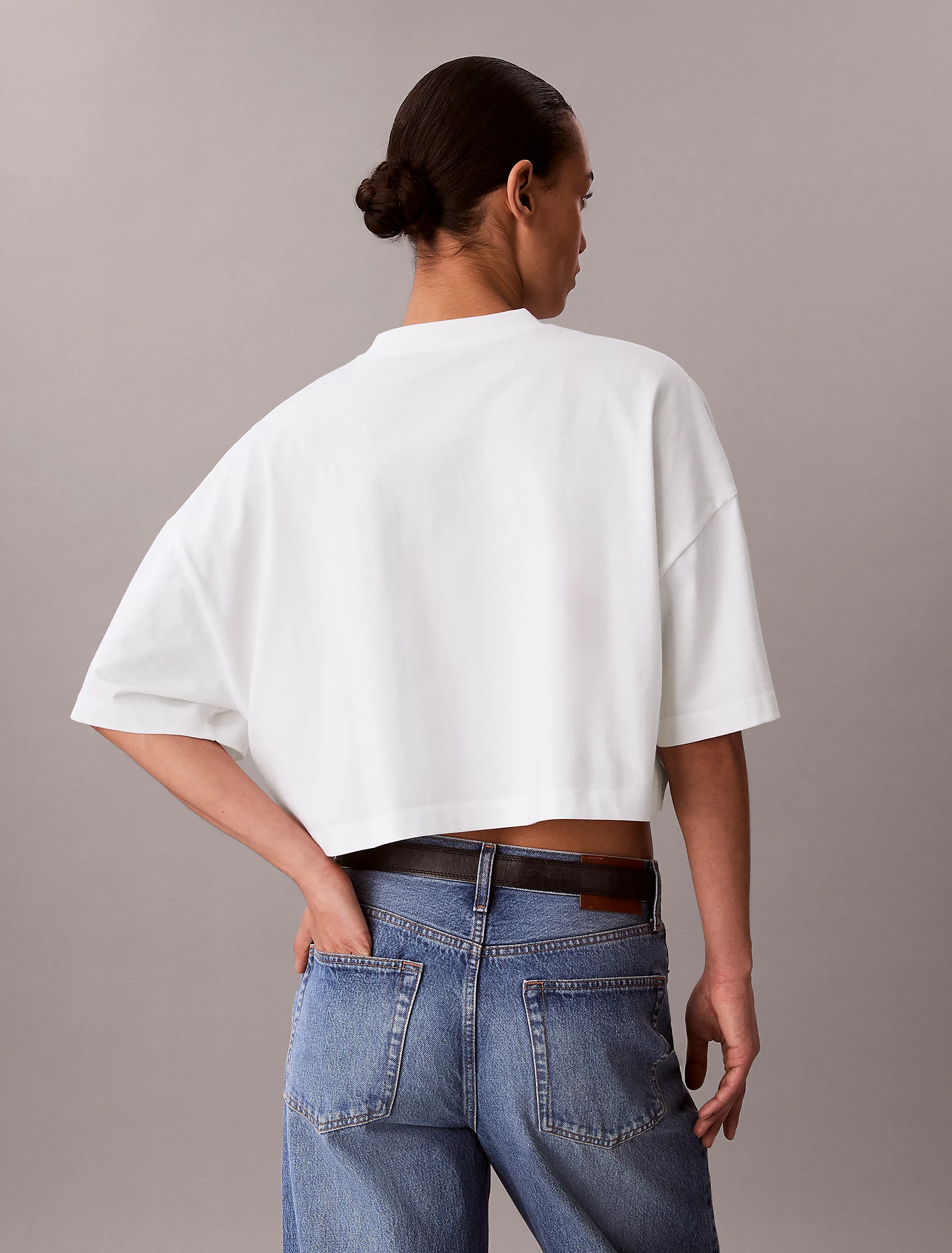T-shirt Oversize e Curta Branco - Calvin Klein 4