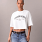 T-shirt Oversize e Curta Branco - Calvin Klein - Thumbnail 1