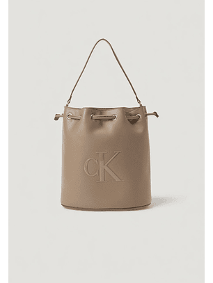 Bucket Grande de Ombro Bege - Calvin Klein 