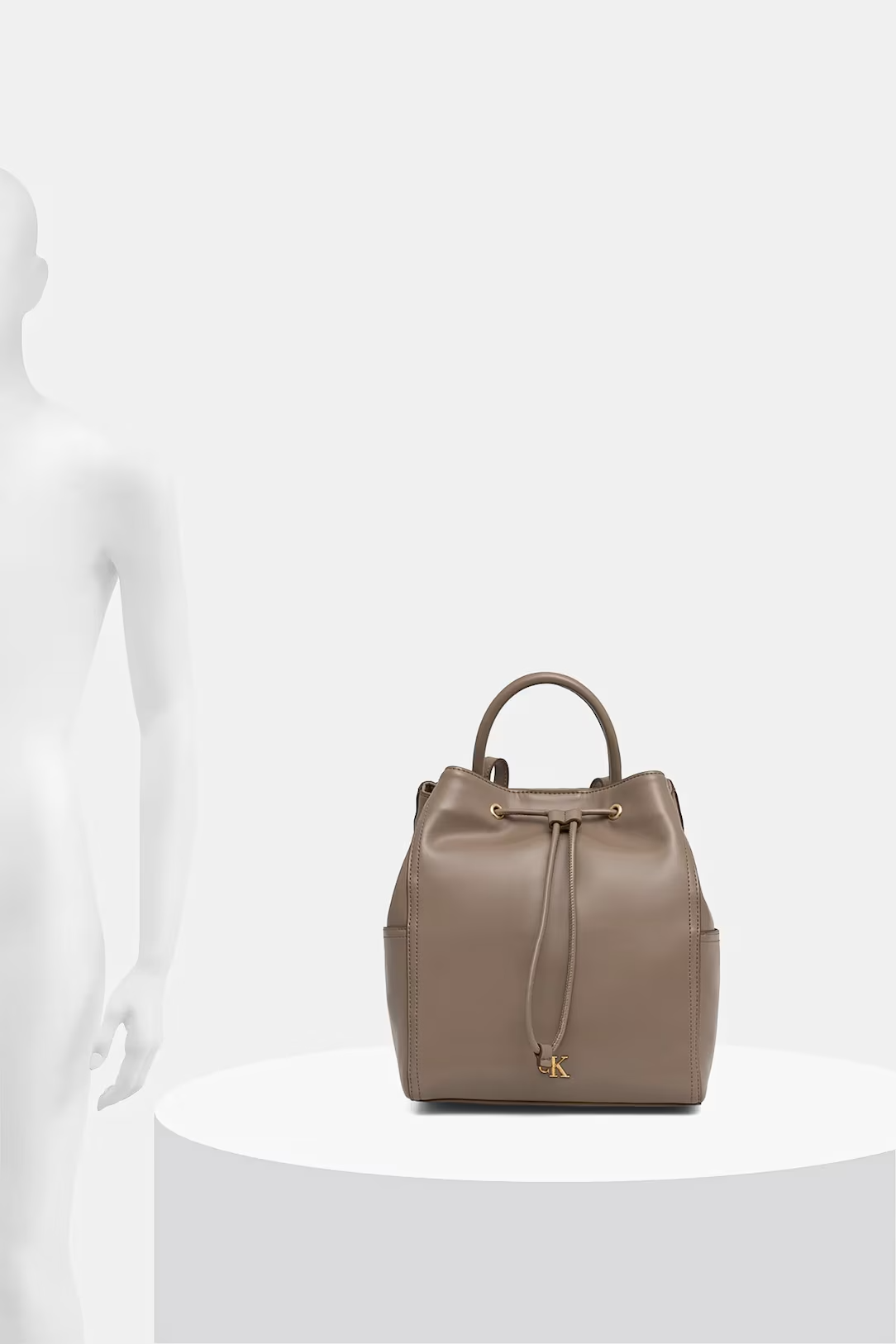 Mochila de Atilho Bege - Calvin Klein   3