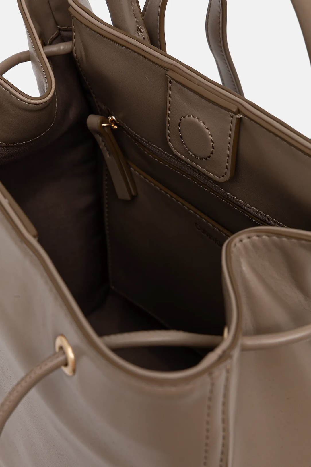 Mochila de Atilho Bege - Calvin Klein   5