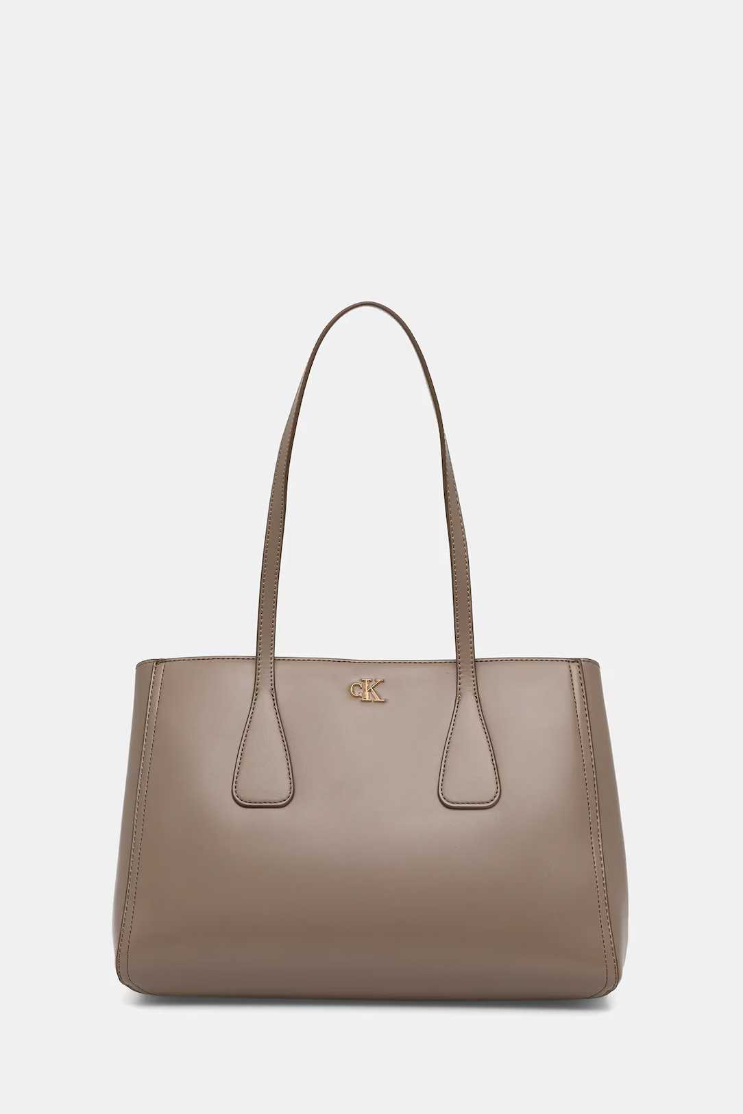Mala de Ombro Taupe Bege - Calvin Klein  1