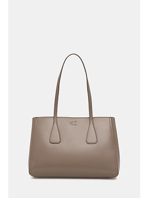 Mala de Ombro Taupe Bege - Calvin Klein 