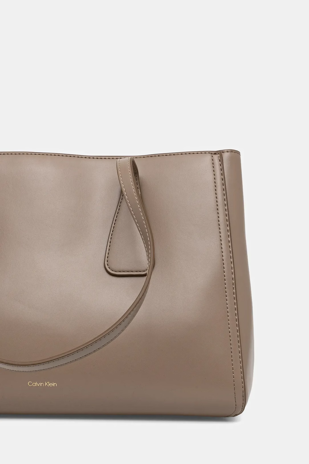 Mala de Ombro Taupe Bege - Calvin Klein  5