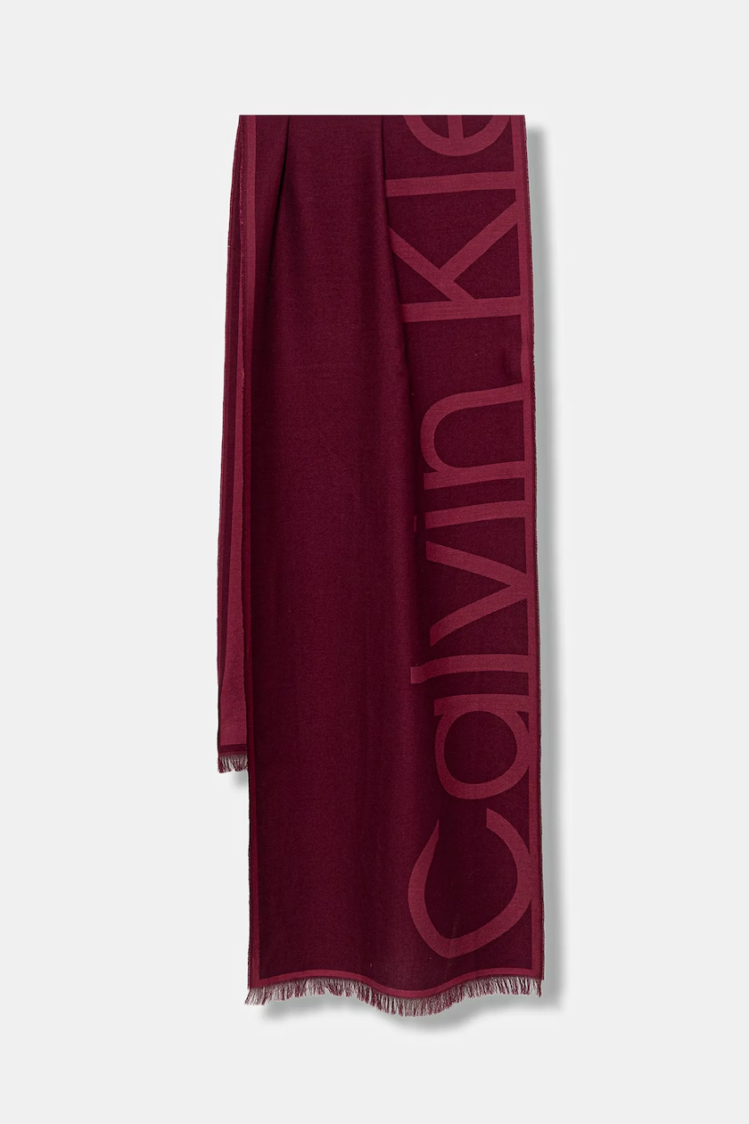 Echarpe Bordeaux - Calvin Klein  1