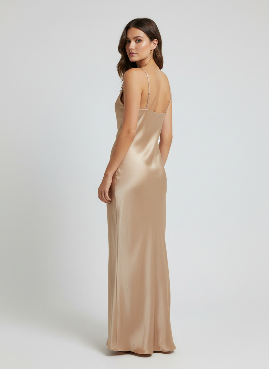 Vestido Comprido AKILINA Bege - Guess  2