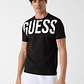 T-shirt Ultra Logo Preto e Branco - Guess  - Thumbnail 1