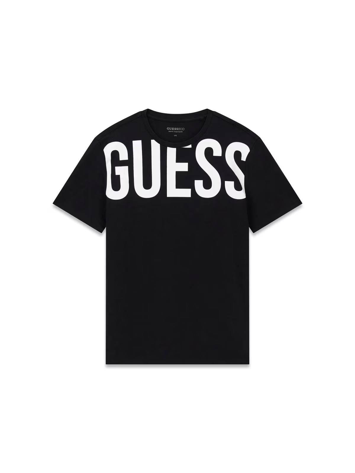 T-shirt Ultra Logo Preto e Branco - Guess  5