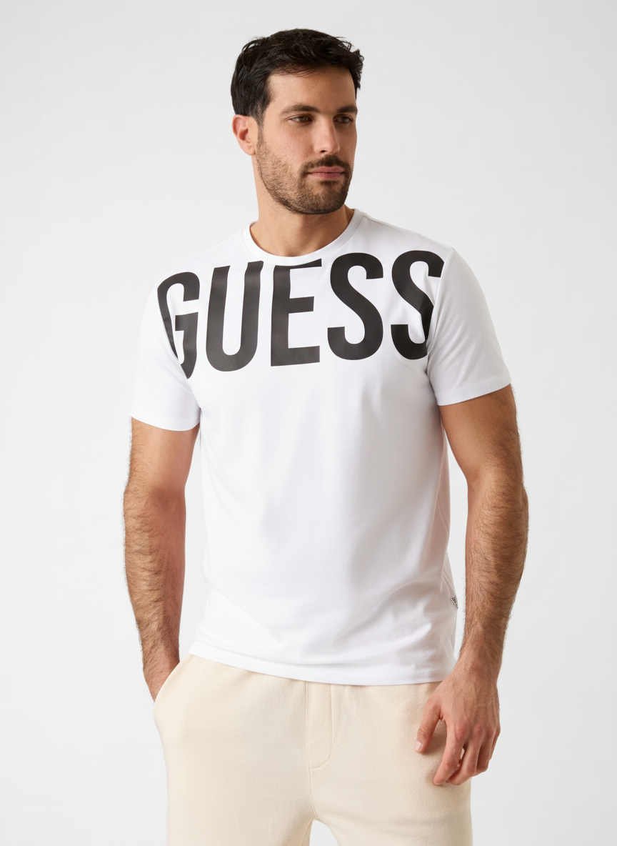 T-shirt Ultra Logo Branco - Guess  1