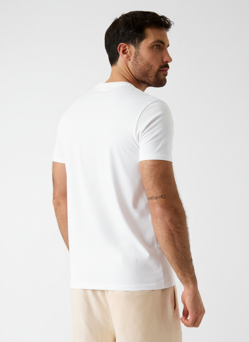 T-shirt Ultra Logo Branco - Guess  2