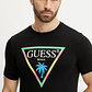 T-shirt Triângulo Colorido Preto - Guess - Thumbnail 2