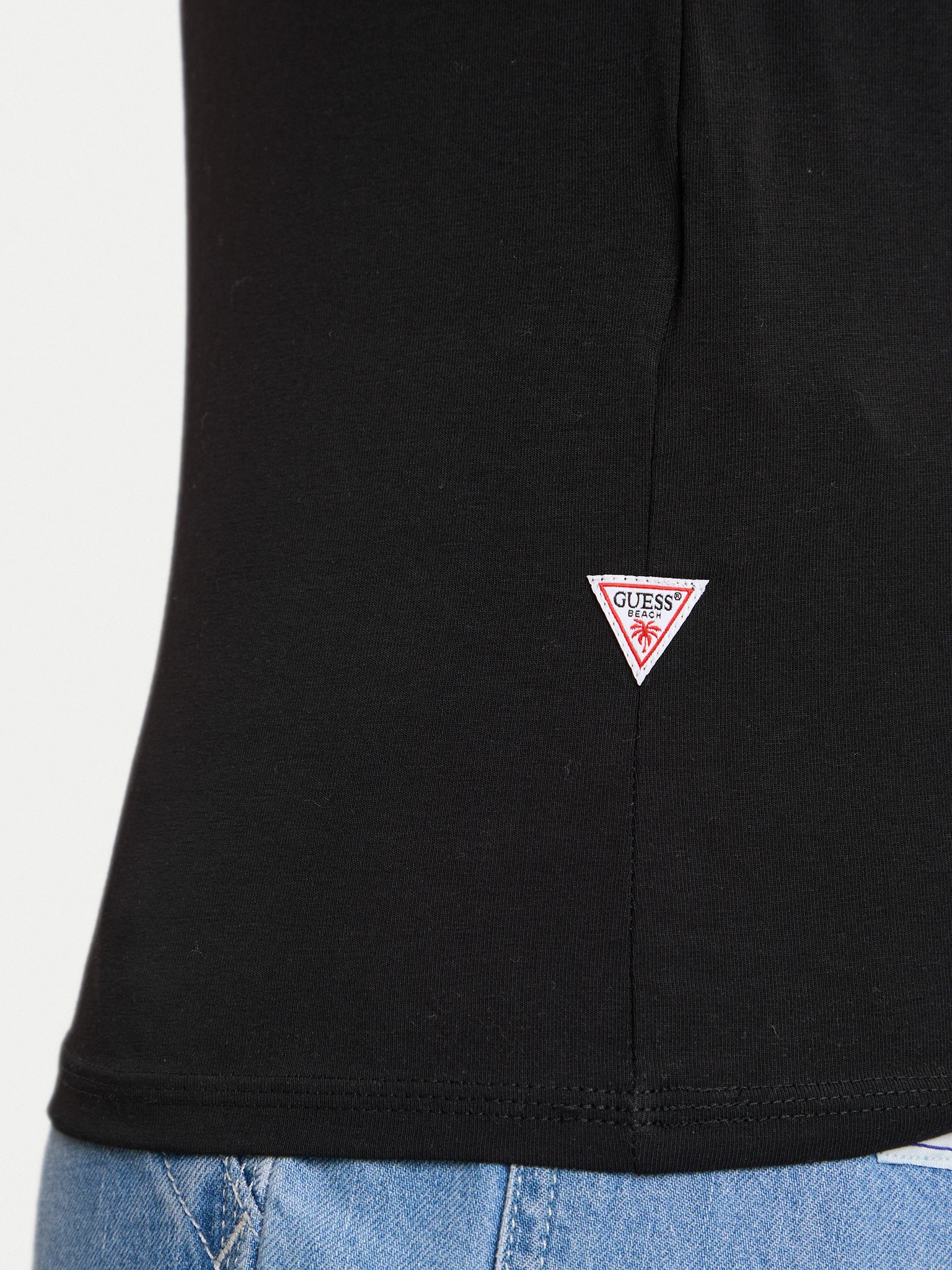 T-shirt Triângulo Colorido Preto - Guess 4