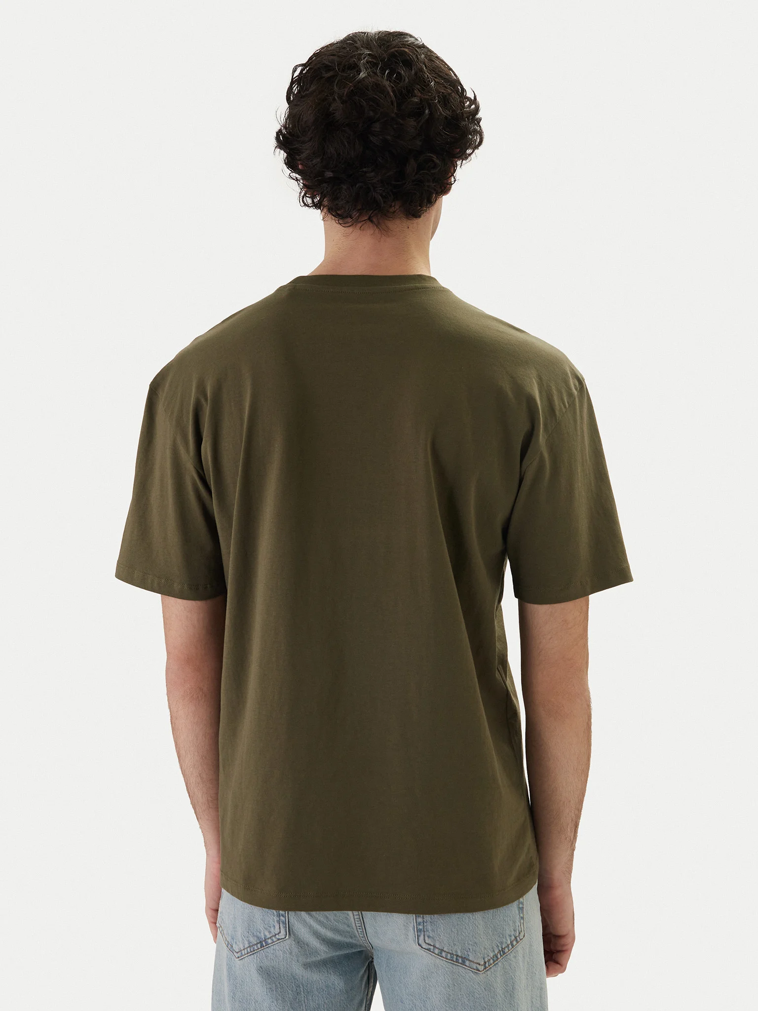 T-shirt Regular Mini Triângulo Verde - Guess  3