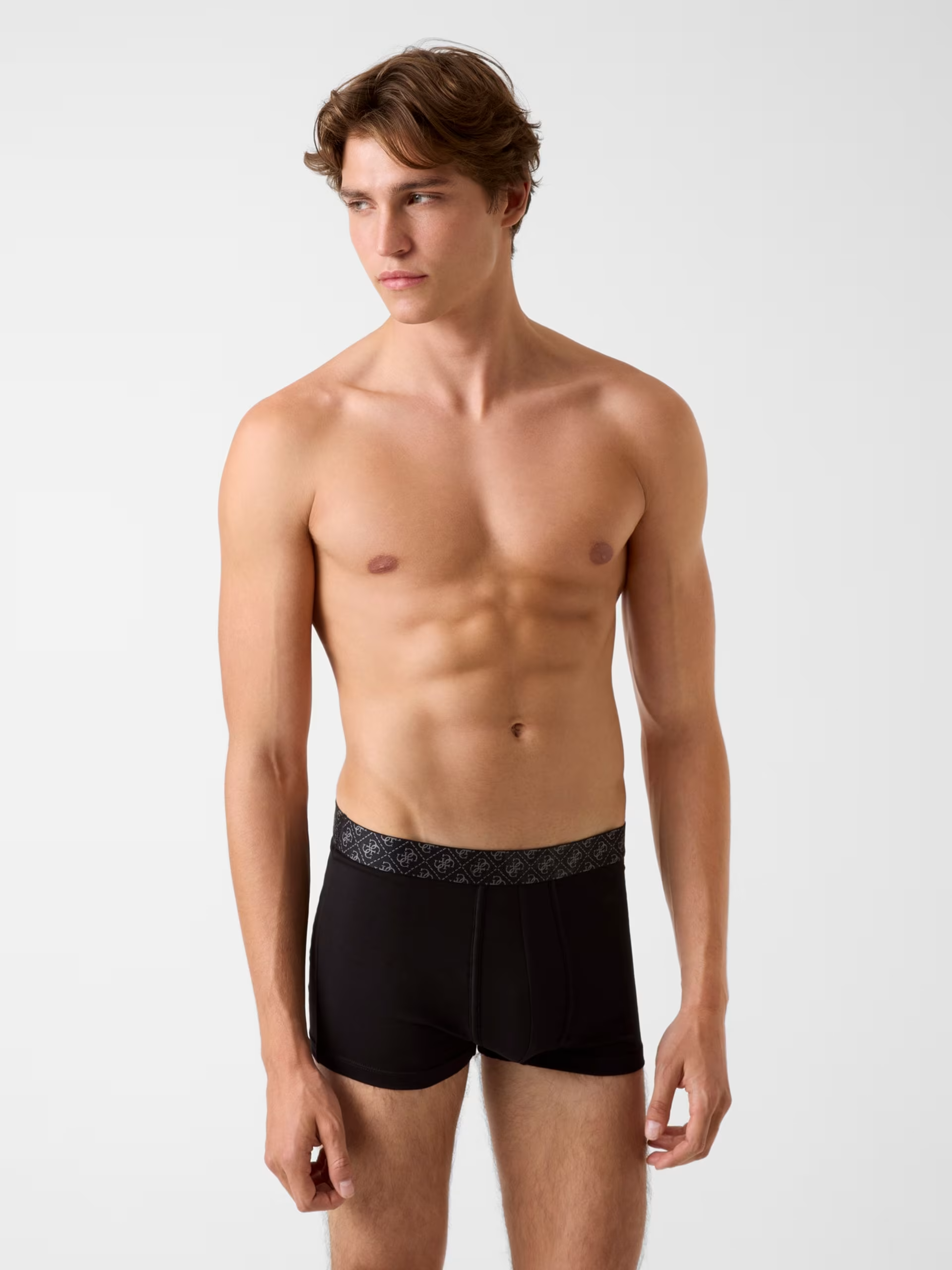 Pack 3 Boxers Preto Logo - Guess  2