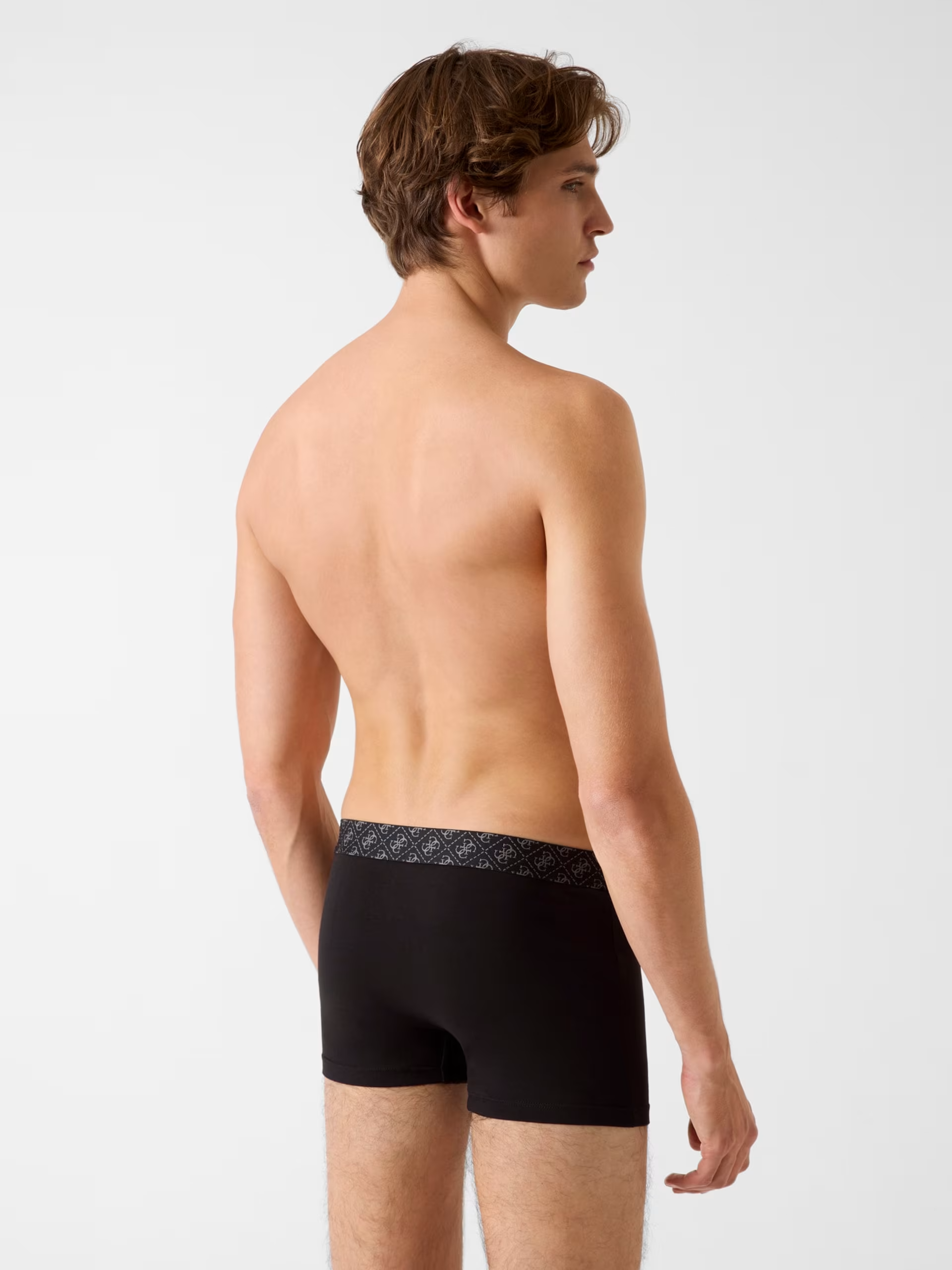 Pack 3 Boxers Preto Logo - Guess  3