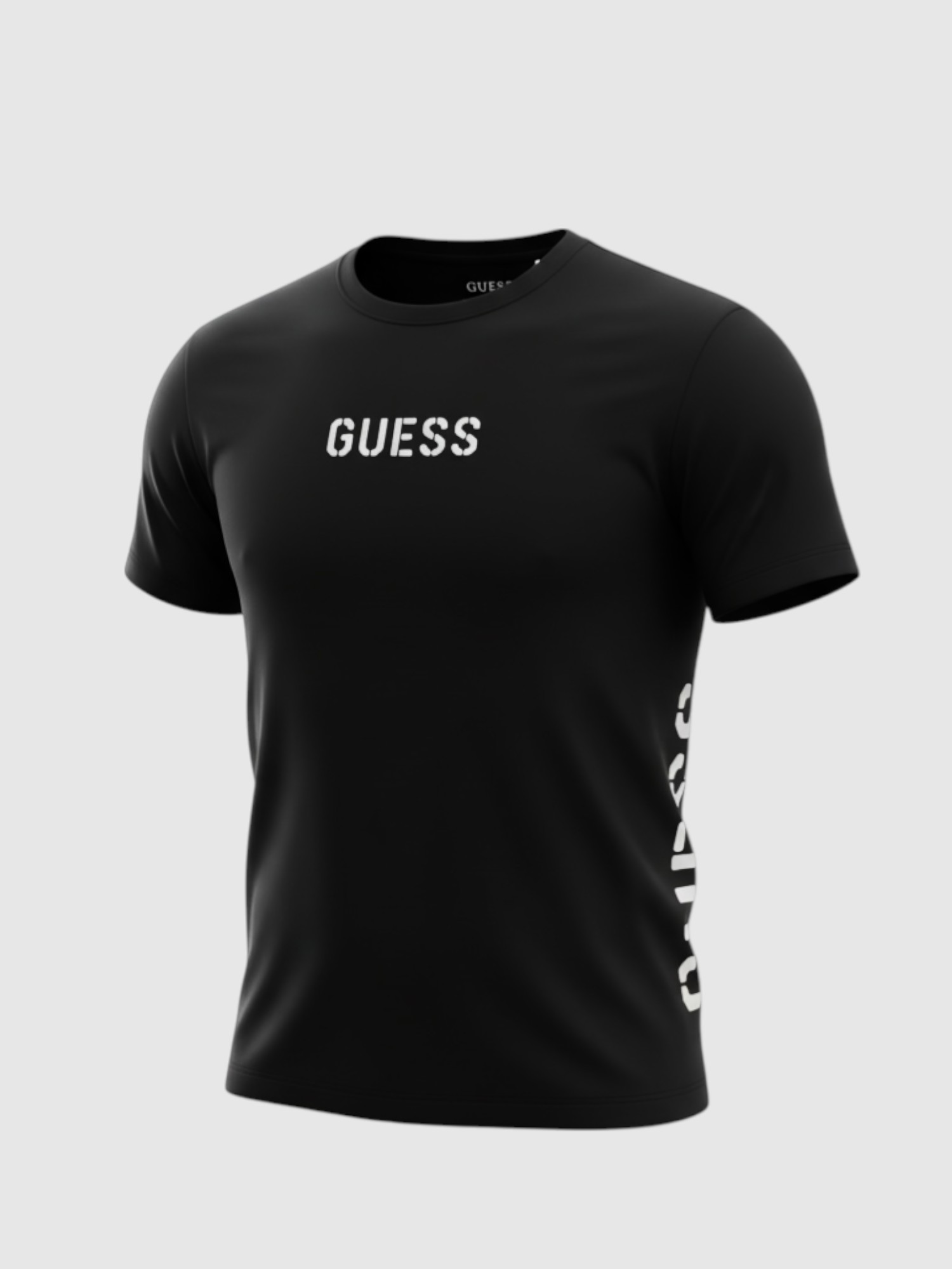 T-shirt LIAM Logo Lateral Preto - Guess   3