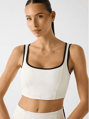 Top SARAH com Faixa Branco - Guess