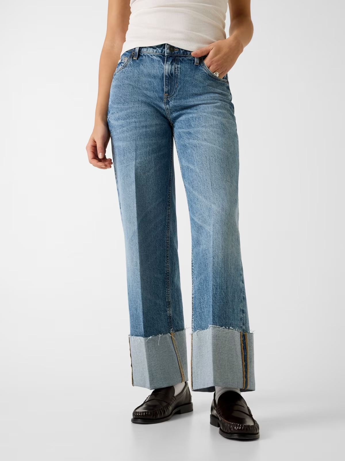 Calças de Ganga com Dobra - Guess Jeans 1