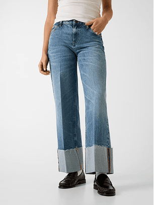 Calças de Ganga com Dobra - Guess Jeans