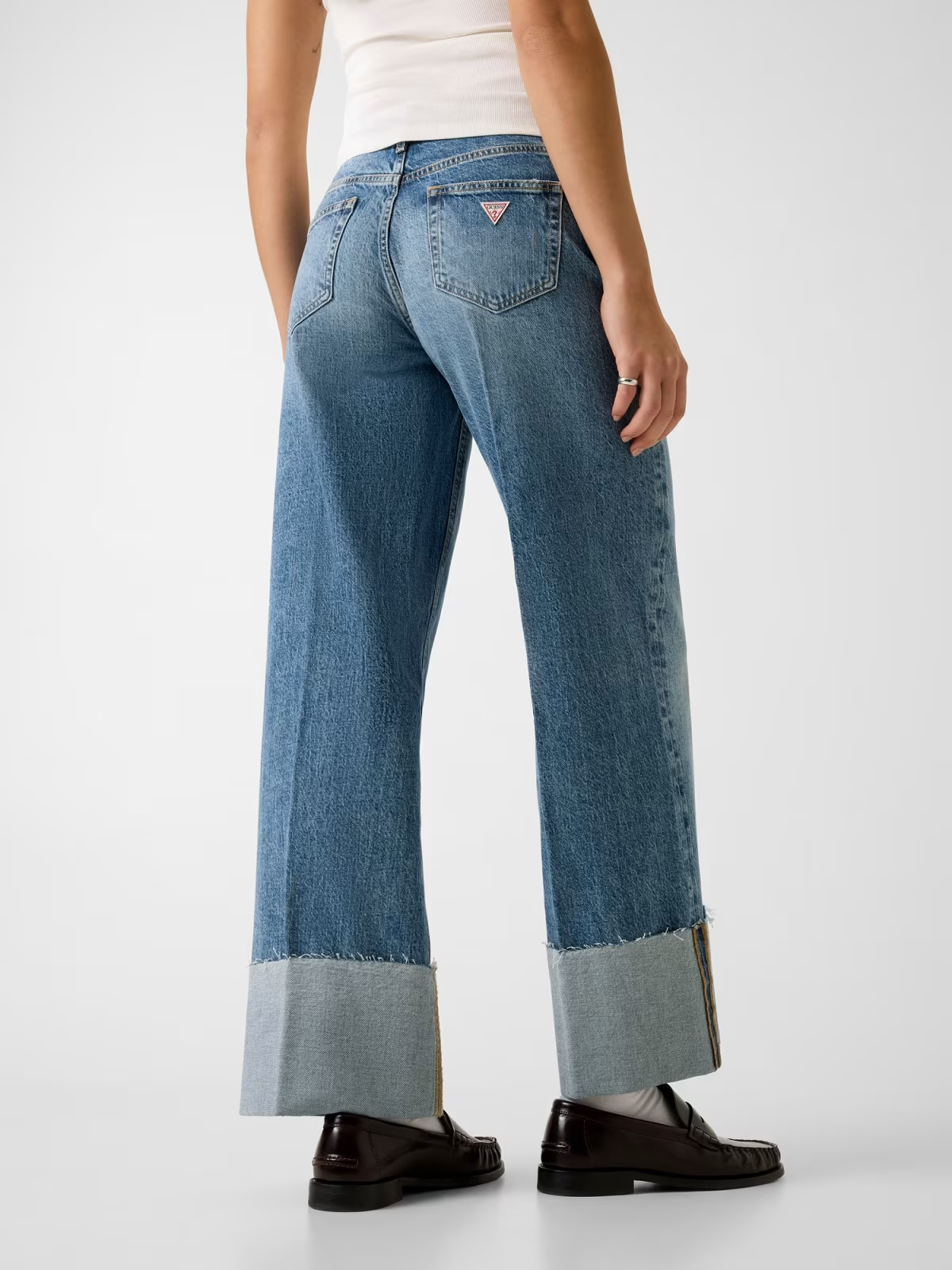 Calças de Ganga com Dobra - Guess Jeans 3